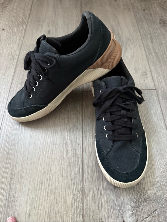 Sorel Shoes - Sorel black and cream sneakers